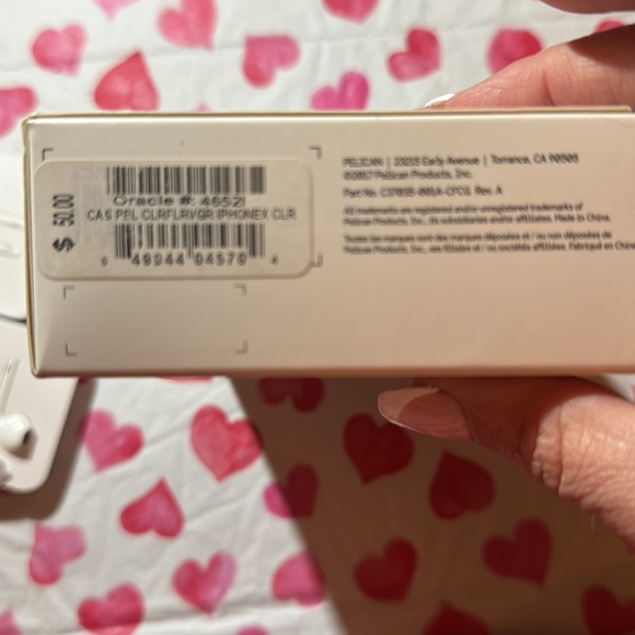 Pelican IPhone X Protective Case Clear/Flower - Picture 3 of 3